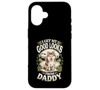 Ho ricevuto il mio bell'aspetto da Daddy Pomsky Puppy Dog Lover Custodia per iPhone 16