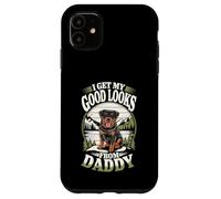 Ho ricevuto il mio bell'aspetto da papà Rottweiler Puppy Dog Lover Custodia per iPhone 11