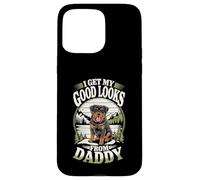 Ho ricevuto il mio bell'aspetto da papà Rottweiler Puppy Dog Lover Custodia per iPhone 15 Pro Max