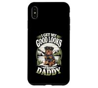 Ho ricevuto il mio bell'aspetto da papà Rottweiler Puppy Dog Lover Custodia per iPhone XS Max