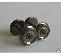 HO Ruote in metallo 30 assi NUOVE scala H0 compatibili varie misure