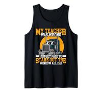 Ho Sbagliato Vengo pagato per Guardare Fuori dalla Finestra Tutto Il Giorno Canotta