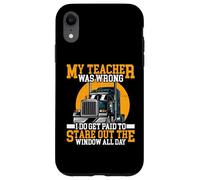 Ho sbagliato Vengo pagato per guardare fuori dalla finestra tutto il giorno Custodia per iPhone XR