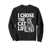 Ho Scelto Cat Life Jaguar Cat Lovers Felpa