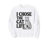 Ho Scelto Cat Life Jaguar Cat Lovers Felpa