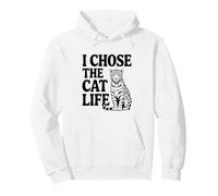 Ho Scelto Cat Life Jaguar Cat Lovers Felpa con Cappuccio