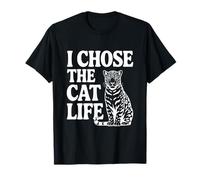 Ho Scelto Cat Life Jaguar Cat Lovers Maglietta
