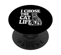 Ho scelto Cat Life Jaguar Cat Lovers PopSockets PopGrip Adesivo