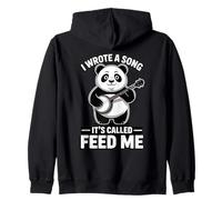 Ho Scritto Una Canzone Che Si Chiama Feed Me Panda Felpa con Cappuccio