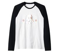 Ho Sempre sentito Mai Visto Dispatch Spooky Halloween Cute Ghost Maglia con Maniche Raglan