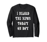 Ho sentito la notizia Oggi Oh Boy Maglia a Manica