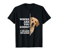 Ho sentito Snack Labrador | Divertente Cane da Laboratorio Che sbircia Maglietta