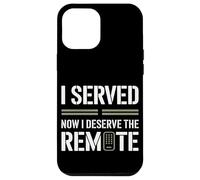 Ho servito ora mi merito il giorno dei veterani remoti Custodia per iPhone 12 Pro Max