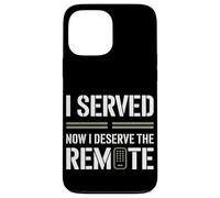 Ho servito ora mi merito il giorno dei veterani remoti Custodia per iPhone 13 Pro Max