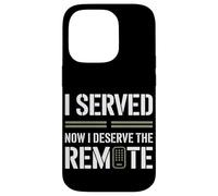 Ho servito ora mi merito il giorno dei veterani remoti Custodia per iPhone 14 Pro