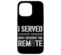 Ho servito ora mi merito il giorno dei veterani remoti Custodia per iPhone 14 Pro Max