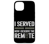 Ho servito ora mi merito il giorno dei veterani remoti Custodia per iPhone 15 Plus