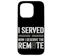 Ho servito ora mi merito il giorno dei veterani remoti Custodia per iPhone 15 Pro