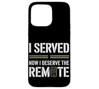 Ho servito ora mi merito il giorno dei veterani remoti Custodia per iPhone 15 Pro Max