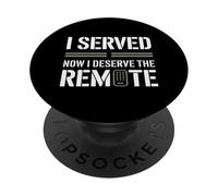Ho servito ora mi merito il giorno dei veterani remoti PopSockets PopGrip Adesivo
