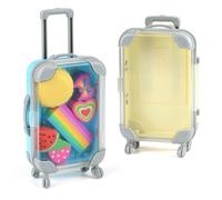 HO-SFSM 2 Pezzi Mini Valigia da Viaggio, Valigetta In Miniatura | Set di Mini Valigie Regalo per Voucher Viaggio e Fondo Vacanza, Salvadanaio per Contanti