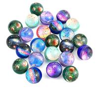 HO-SFSM 30 pezzi Flummies per bambini, flummi pianeti, palla in gomma colorata per il compleanno dei bambini, regalo per feste (32 mm)