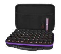 HO-SFSM Valigetta per Oli Essenziali da Viaggio con 60 Scomparti per 5ml, 10ml, 15ml Bottiglie - Porta Essenze Robusta Custodia Protettiva für Flaschen mit ätherischen Ölen und Nagellackflaschen