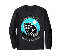 Ho Shenaned Una Volta - Grafica di Raccoon Shenanigan Maglia a Manica