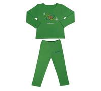 Ho smesso Pigiama Donna Cotone Invernale Lungo Caldo - Completo 2 Pezzi con Maglia Maniche Lunghe e Frase Ironica - Taglie S-L, Idea Regalo Mamma Casa Relax (S, M, Verde)