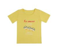 Ho smesso T-Shirt Bambino - Maglietta in Cotone con Scritta Ironica Adesso è la mia Gang - T-Shirt Divertente a Manica Corta 2-7 Anni - Ideale per Scuola e Tempo Libero (5 Anni, 6 Anni, Giallo)