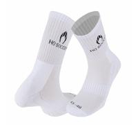 HO Soccer Calzino Multi-Sport a Mezza Canna Bianco, Unixex, Adulto, M (39-42)
