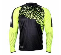 HO Soccer Camiseta Kontrol Black Canottiera, Nero/Verde Lime, S Unisex-Adulto
