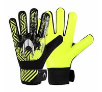HO Soccer Game Lime - Guanti da portiere, unisex, per bambini, nero/lime, 4