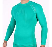 HO Soccer Maglia Termica a Maniche Lunghe Verde Performance