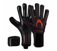 HO Soccer MG Legend Elite Negative Orange Shadow Guanti da Portiere, Unisex Adulti, Nero/Arancione, 8