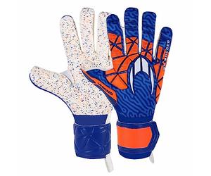HO Soccer Plus Legend SSG Roll/Negative Blue-Orange Guanti da Portiere, Unisex, Blu/Arancione