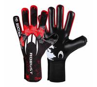 HO Soccer Robust Red - Guanti da portiere, unisex, per bambini, nero/rosso, 3