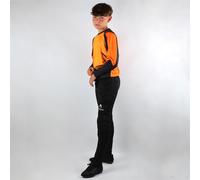 HO Soccer Set Portiere Kid Keeper Set Deep-Sea Orange, Maglietta a Maniche Lunghe con Imbottitura e Pantaloni Lunghi con Imbottitura, Poliestere, Unisex, per Bambini, Arancione/Nero, 10