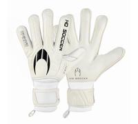 HO Soccer SPIRITO White Protek Flat Guanti da Portiere, Unisex Adulto, Bianco, 9,5