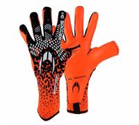 HO Soccer SSG KONTROL Knit Tech Orange Alert Guanti da Portiere, Unisex Adulto, Arancione/Nero 8,5