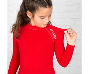HO Soccer Underwear Shirt Performance Ml Junior Red Maglia termica lunga bambino Da ragazzi, unisex