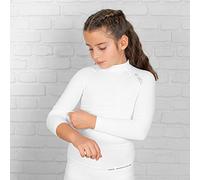 HO Soccer Underwear Shirt Performance ML Junior White, Maglia Termica Lunga Bambino da Ragazzi, Unisex, Bianco, 10-12