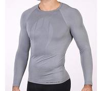 HO Soccer Underwear Shirt Performance Ml Short Neck Grey Camicia Unisex - Adulto