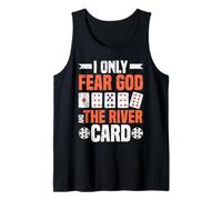 Ho solo paura del grafico del poker del casinò di gioco della carta del fiume Canotta