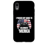 Ho sospeso il mio gioco per celebrare "Merica Gamer il 4 luglio Custodia per iPhone XR