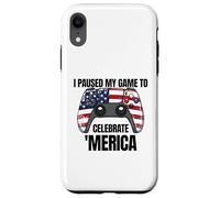Ho sospeso il mio gioco per celebrare "Merica Gamer il 4 luglio Custodia per iPhone XR
