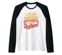 Ho Sposato Una Rossa Divertente Marito Umorismo Maglia con Maniche Raglan