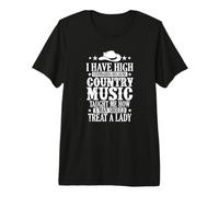 Ho Standard elevati perché Country Music Maglietta Premium