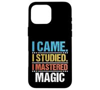 Ho studiato ho imparato trucchi magici Illusionista Performer Custodia per iPhone 16 Pro Max