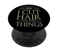 Ho tagliato i capelli sapere cose divertente parrucchiere parrucchiere barbiere PopSockets PopGrip Adesivo